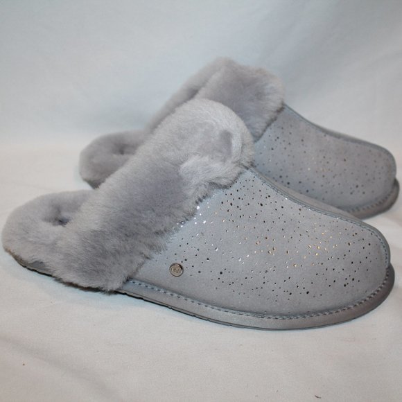 UGG Gray Sparkle Slippers - Picture 3 of 8